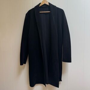 Tahari Black Faux Suede Leather Jacket Size M